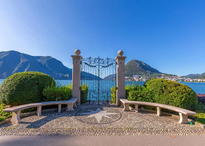 Antica Torre With Garden In Carona - Happy Rentals